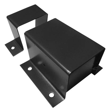 aluminum fence wall mount brackets|side mount fence post brackets.